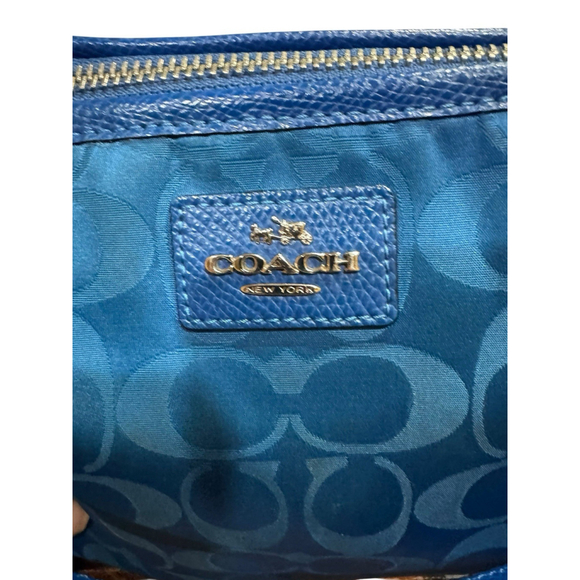 Coach CROSSBODY IN SIGNATURE NYLON Blue - Picture 6 of 14